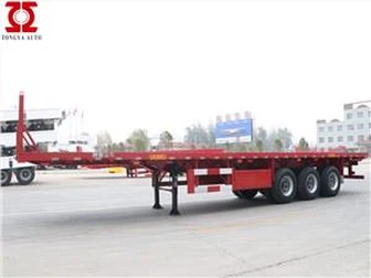 3-осовинска полуприколица са равним креветом